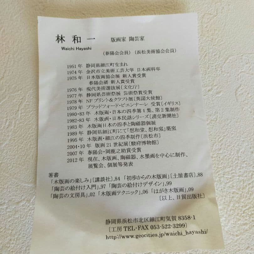 【レア新品・未使用✨】林和一作　中皿　陶芸　フクロウ