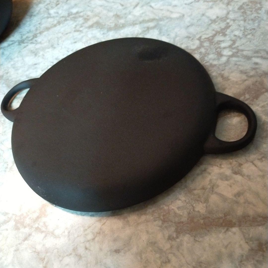 及源　オイゲン　南部鉄器　盛栄堂　ニューラウンド万能鍋　22cm