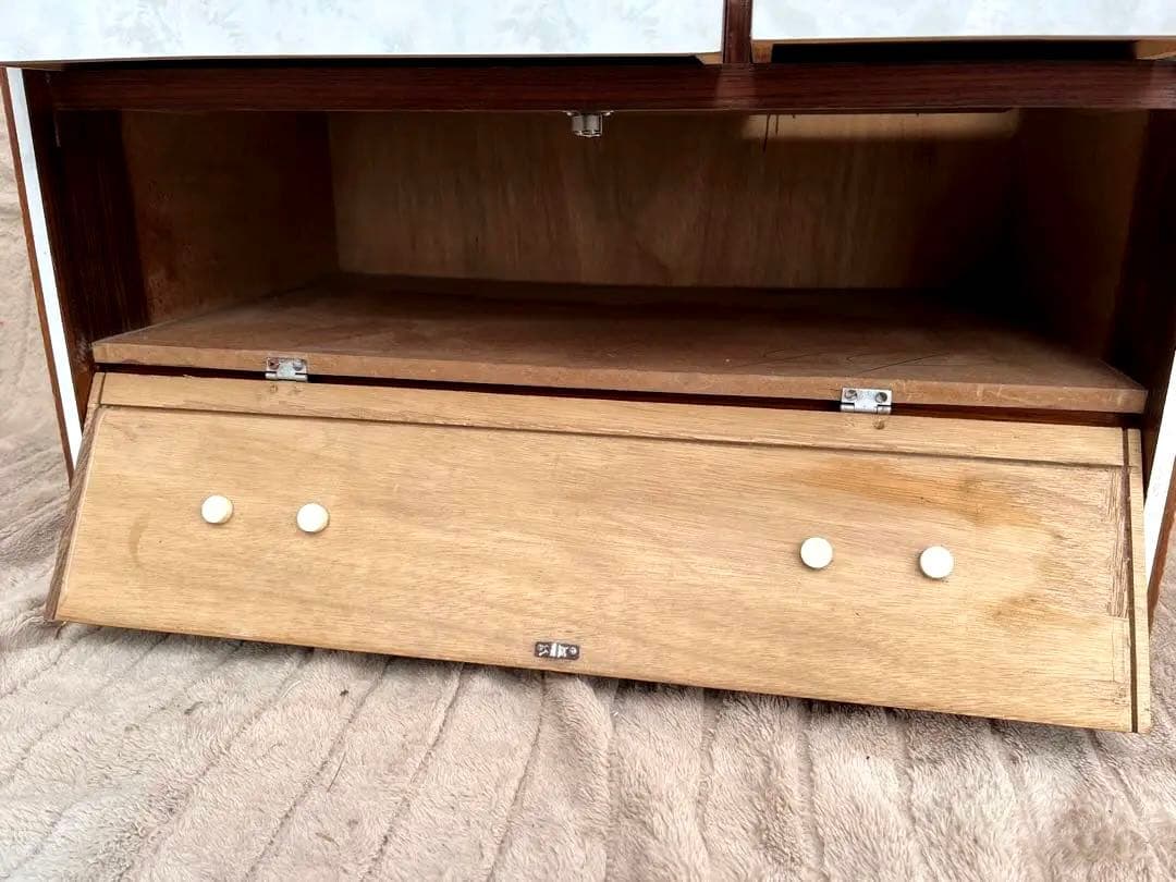 【アンティーク】昭和レトロ ドレッサー 鏡なし サイドボード チェスト 古家具