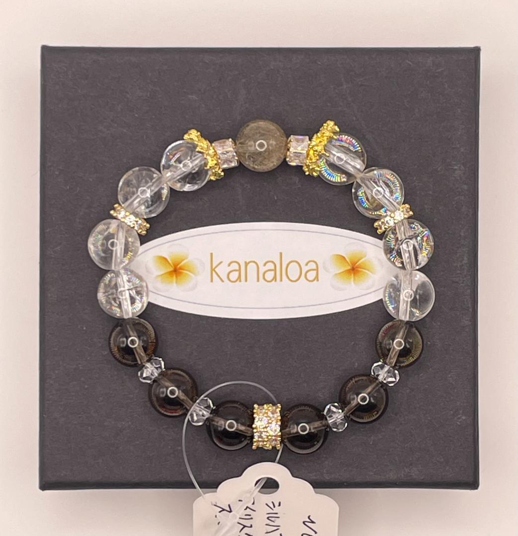 【シルバールチルクォーツ＆アイリスクォーツ/スモーキークォーツ】内径約15cm