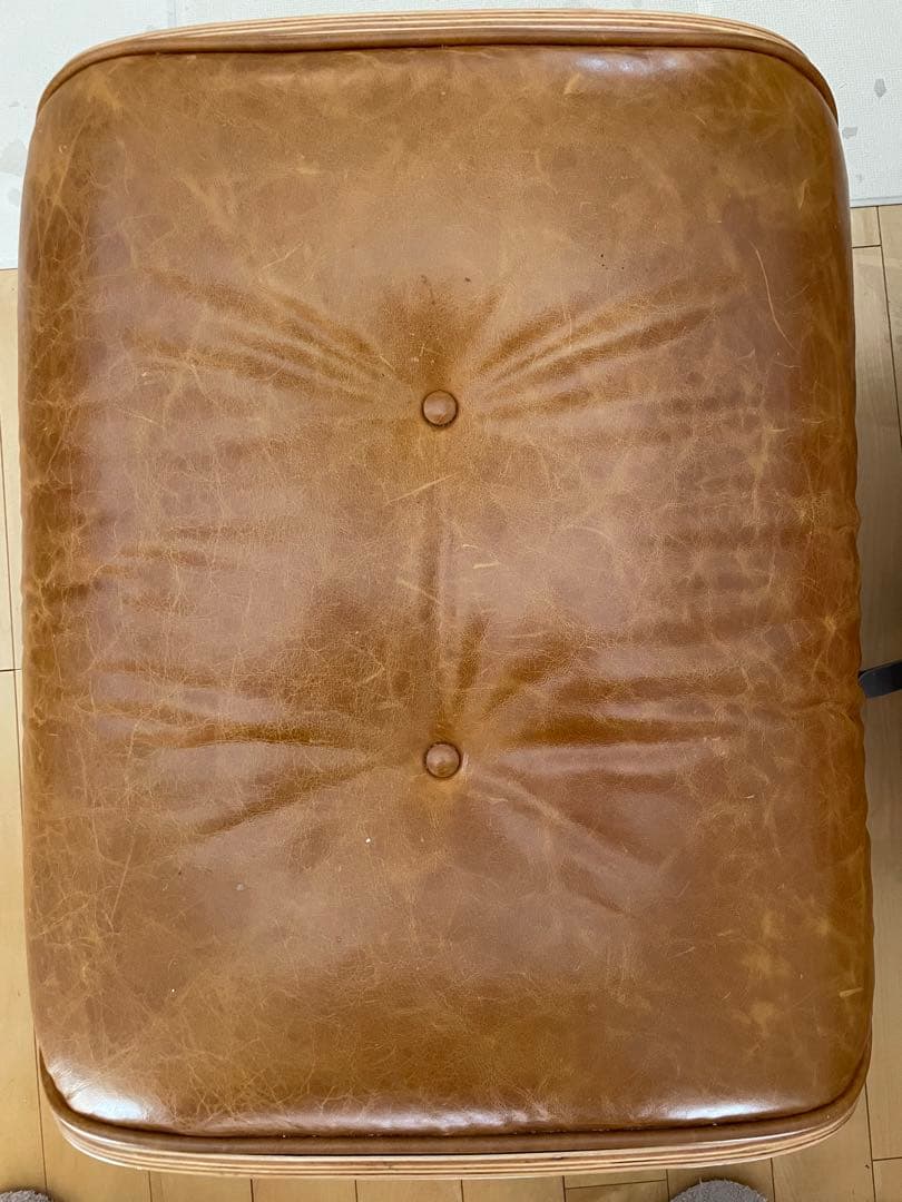 引き取り限定 リプロダクト イームズ ラウンジチェア 本革