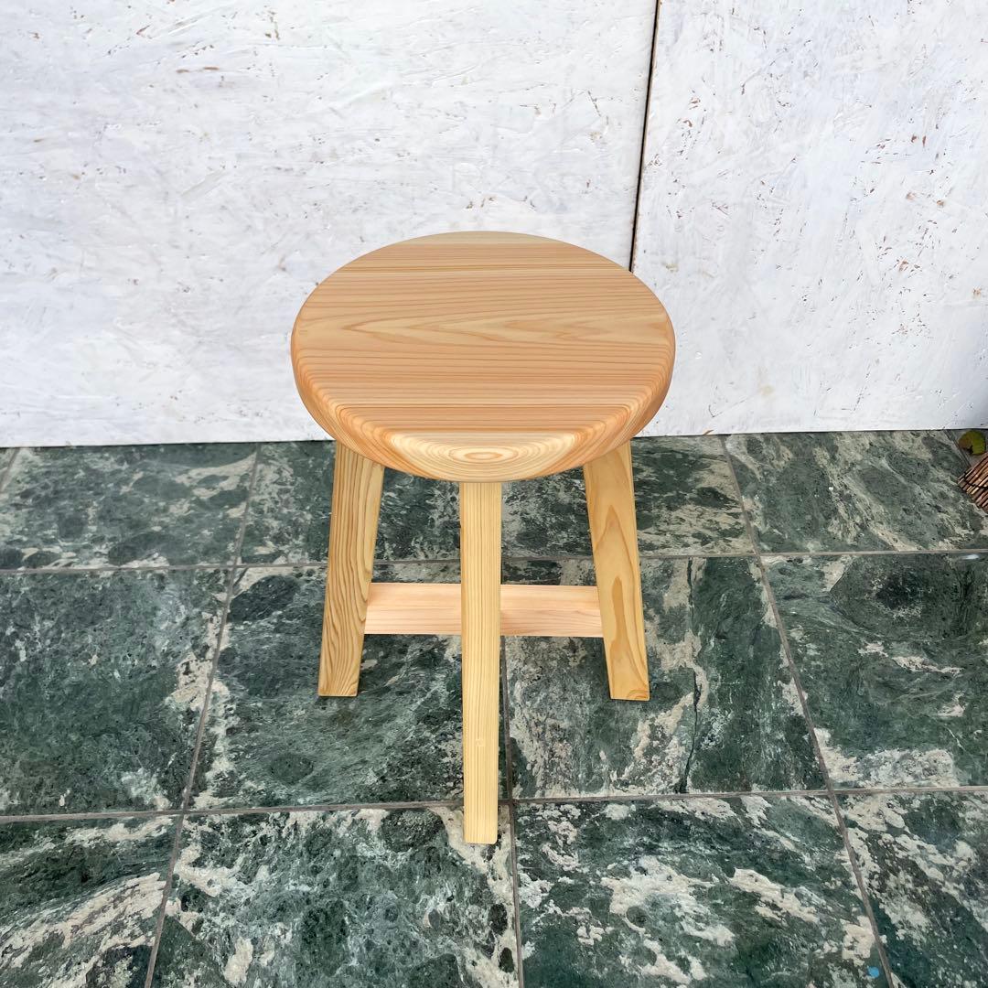 シカタ様専用 丸椅子 木製スツール