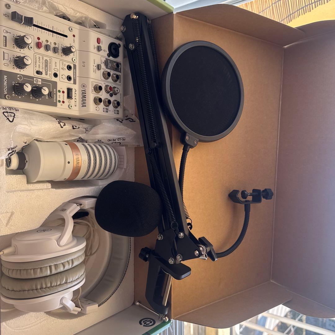 Yamaha AG03 MK2 ライブストリーミングパック（すぐに配信ができる）