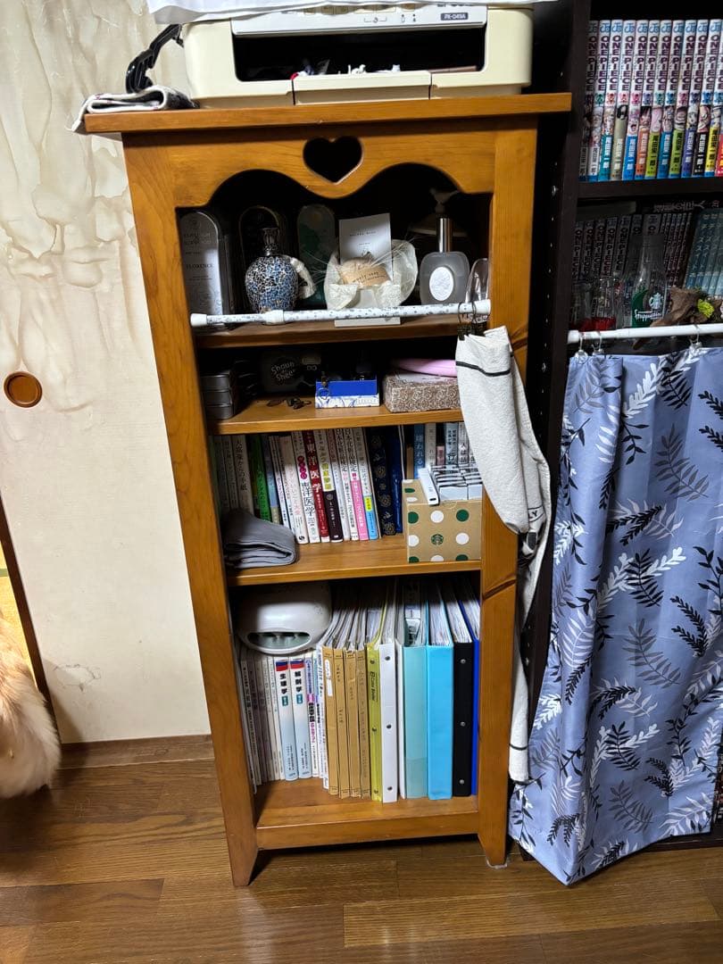 木製ラック 4段 ナチュラルウッド仕上げ