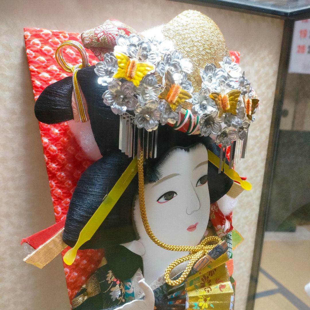 伝統的 羽子板人形 ガラスケース入り - メルカリ