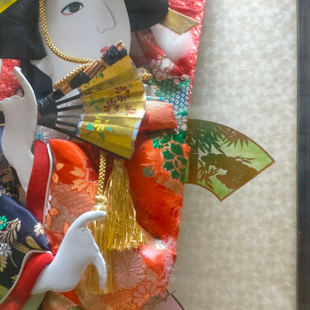伝統的 羽子板人形 ガラスケース入り - メルカリ