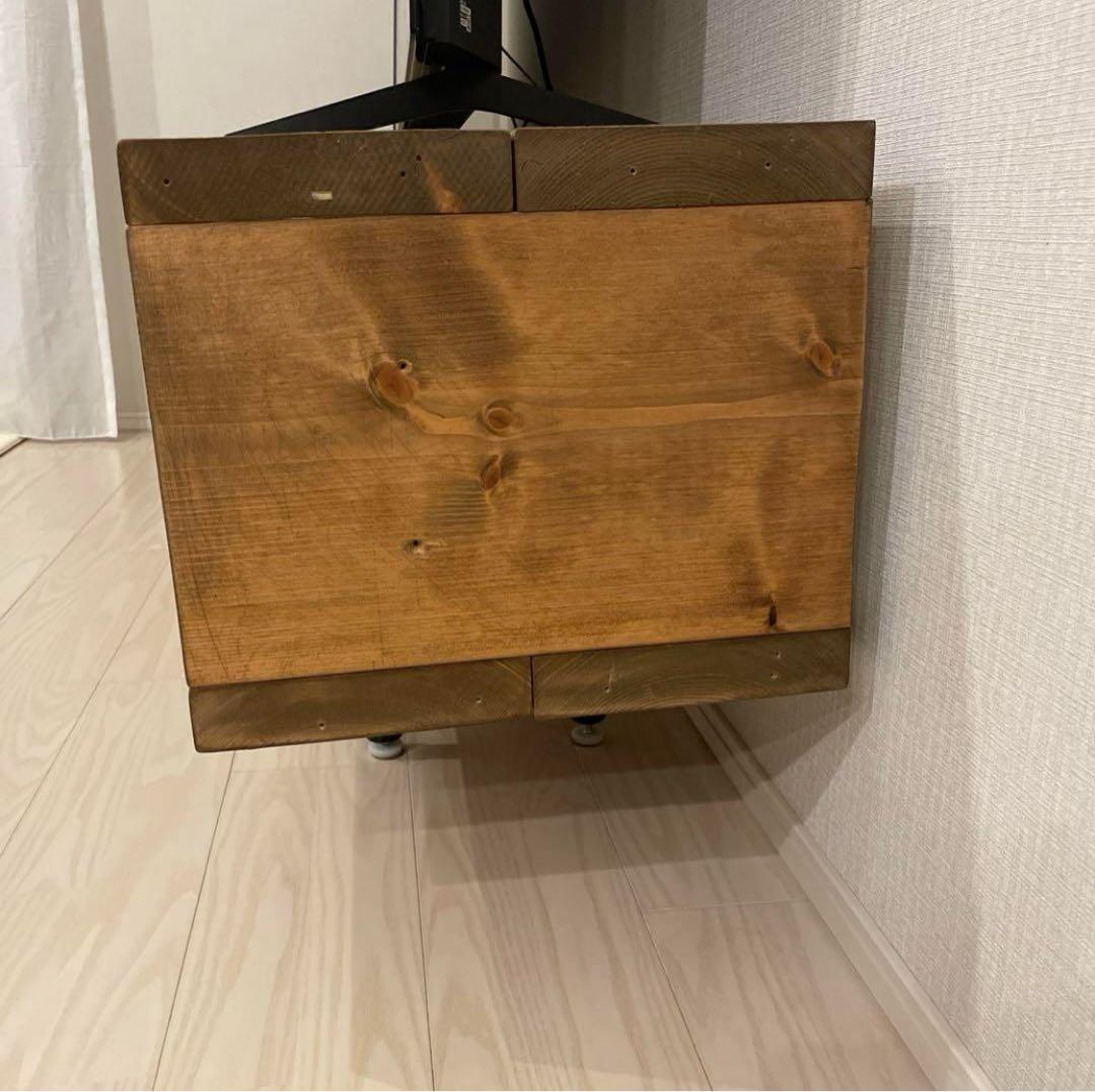 【１点物】天然木　ヴィンテージ風　テレビボード　サイドボード　ローボード