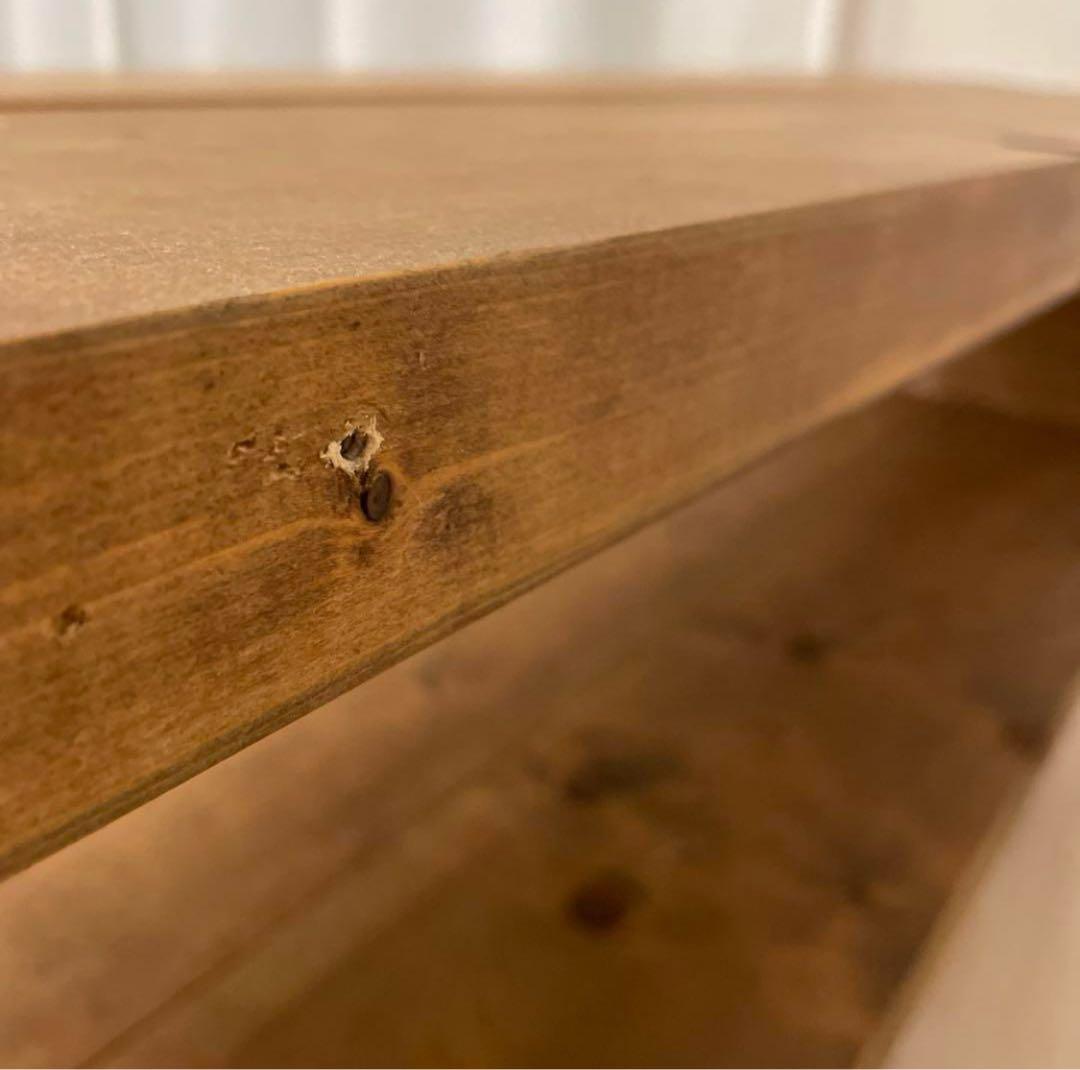 【１点物】天然木　ヴィンテージ風　テレビボード　サイドボード　ローボード