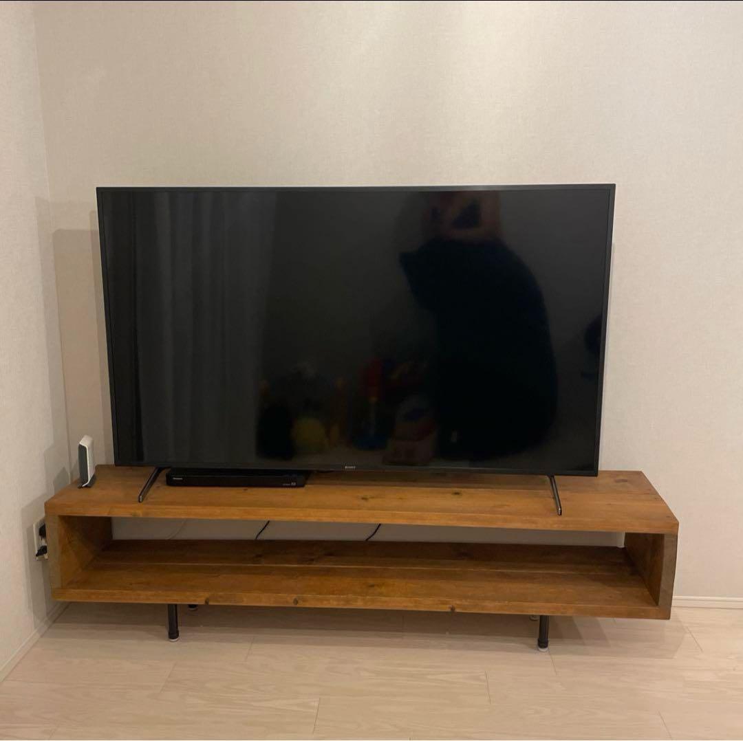 【１点物】天然木　ヴィンテージ風　テレビボード　サイドボード　ローボード