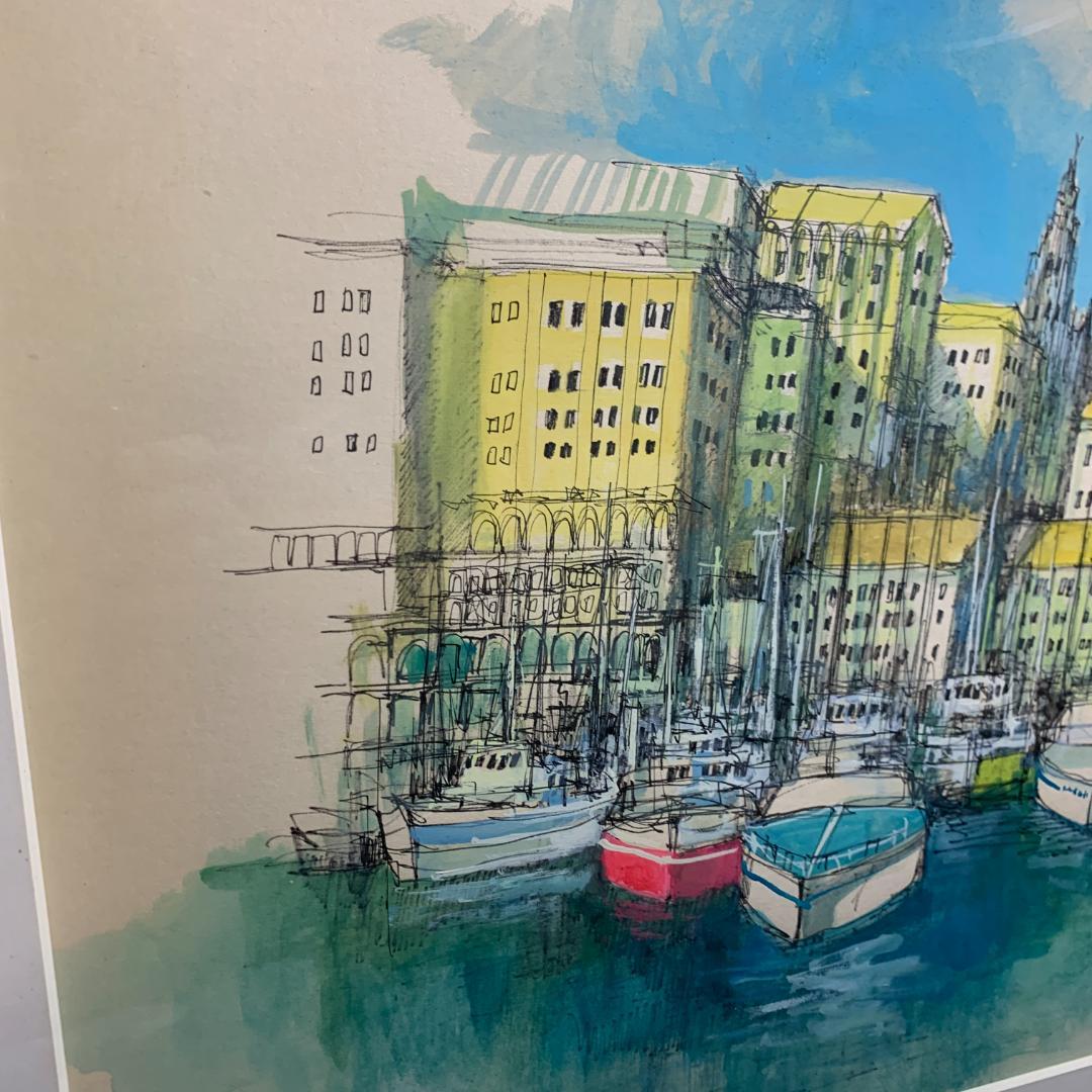 桜井 陽彦　水彩画　肉筆