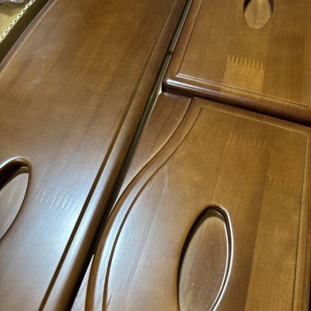 カドヤ株式会社　天然木シリーズ　ローチェスト　ブラウン　日本製　新品未使用