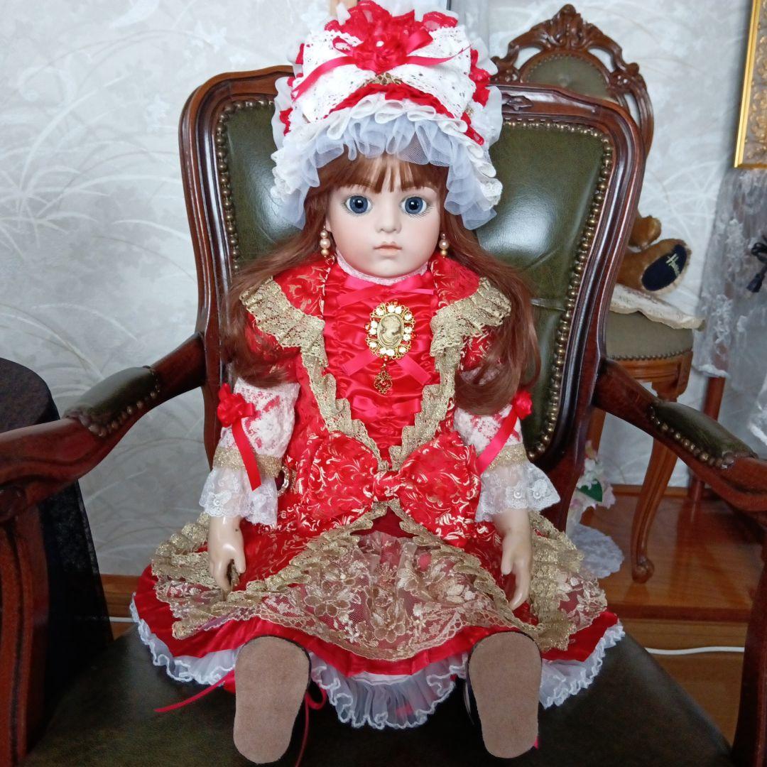 マルタ　ビスクドール❤️一足早いX'mas　大きな青い瞳のBruを貴方に！