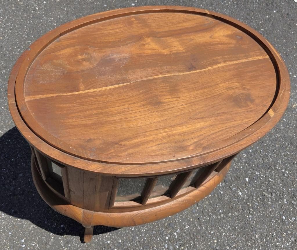 〈たのめる便・現状渡し〉ボトルショーケース 木製収納テーブル