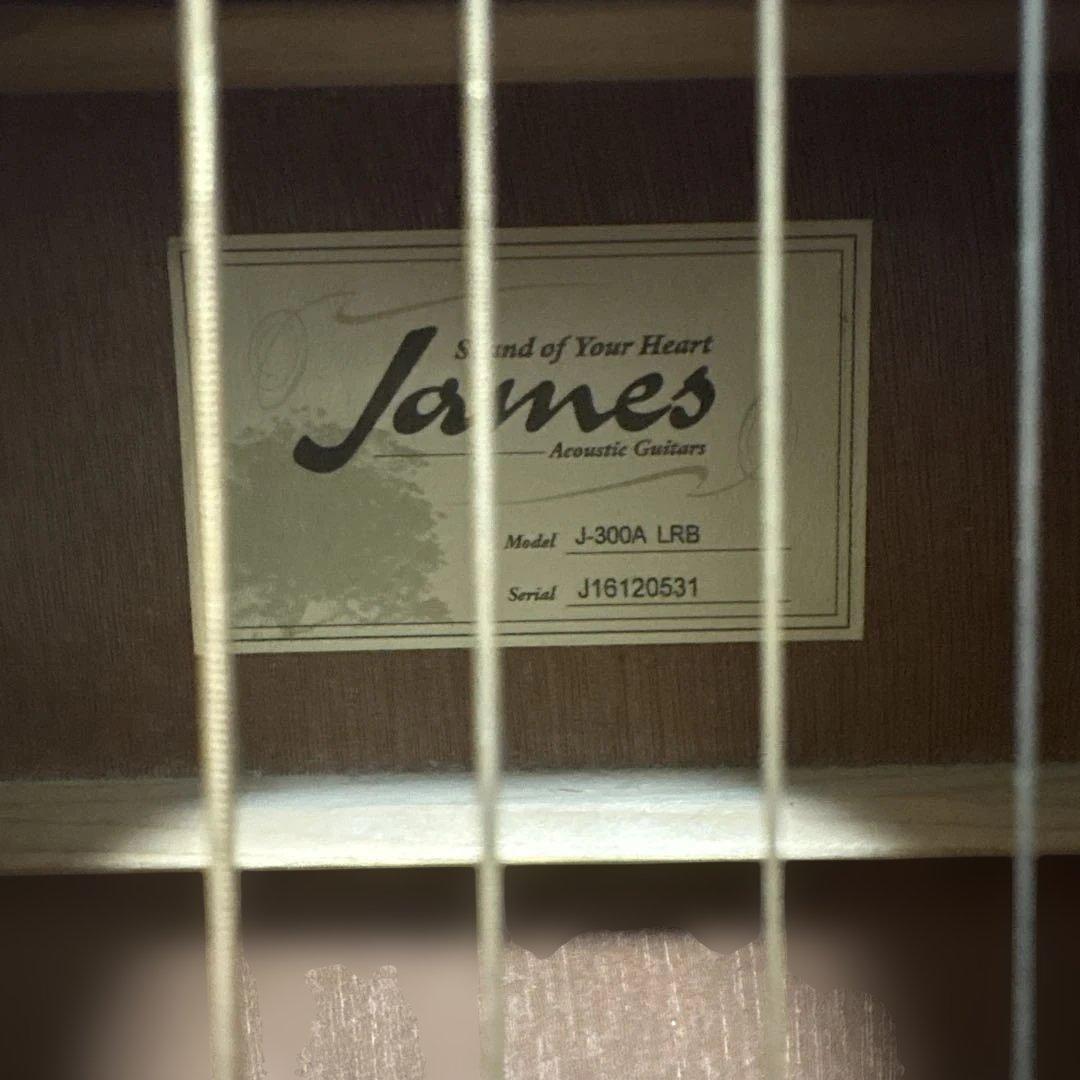 James J-300A アコースティックギター レッドグラデーション - メルカリ