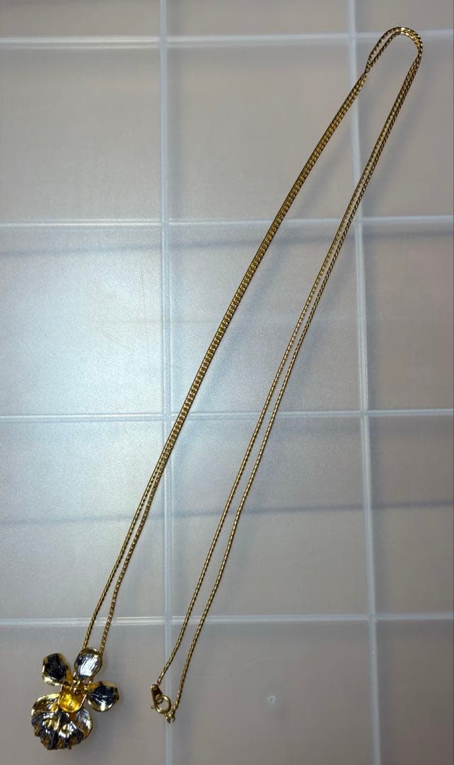 RISIS 22K 蘭ネックレス ジュエリー ループタイ ＊新品・未使用品