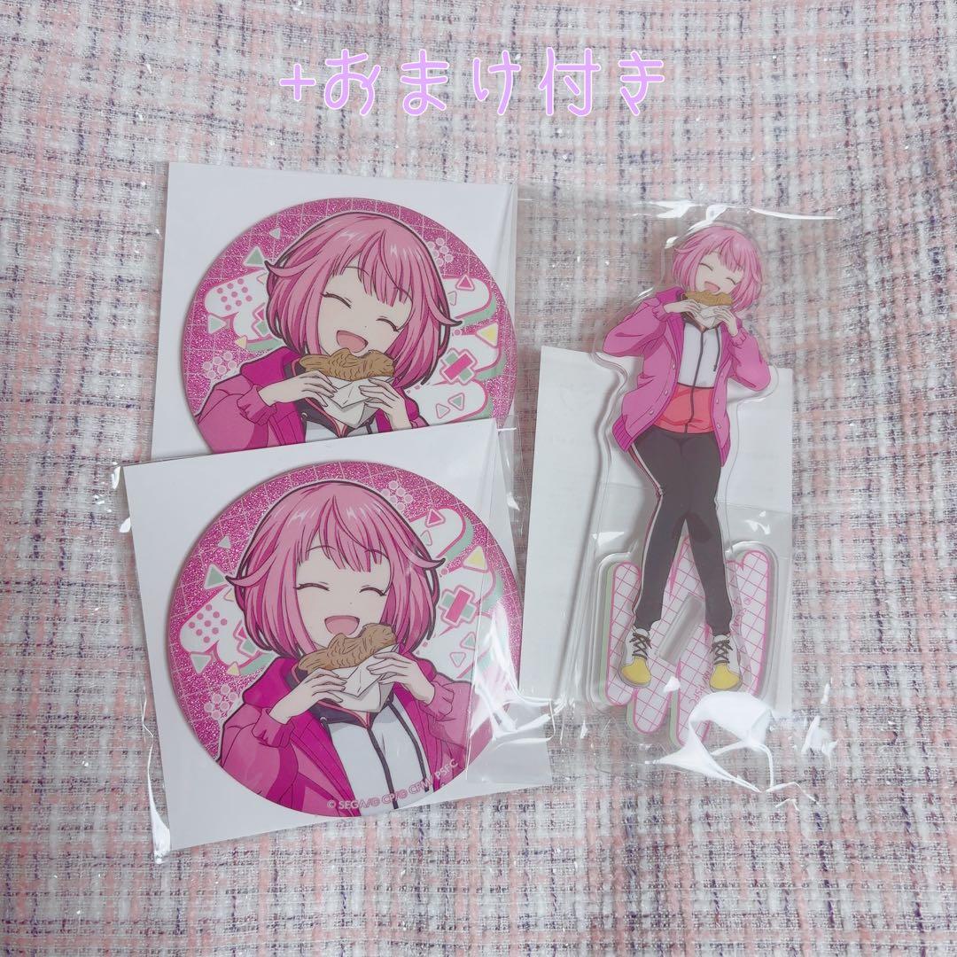 プロセカ 鳳えむ はぴこれ アクスタ 缶バッジ - メルカリ