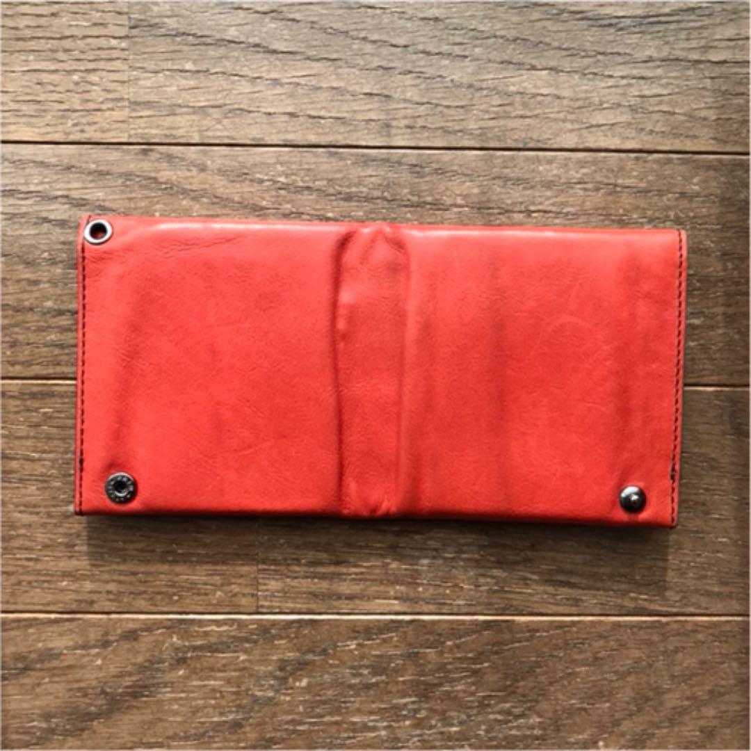 アブラサス 旅行財布 チリレッド - メルカリ