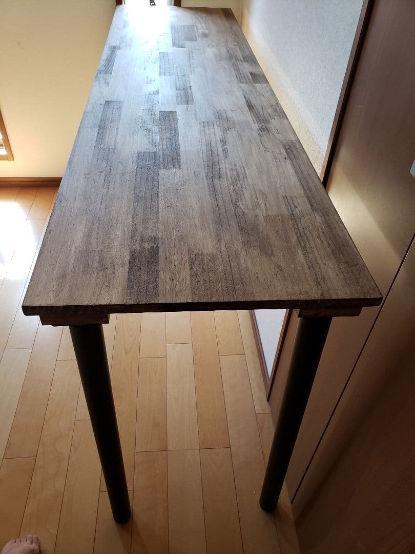 180カウンターテーブル　ウォールナットワックス仕上げ　アンティーク