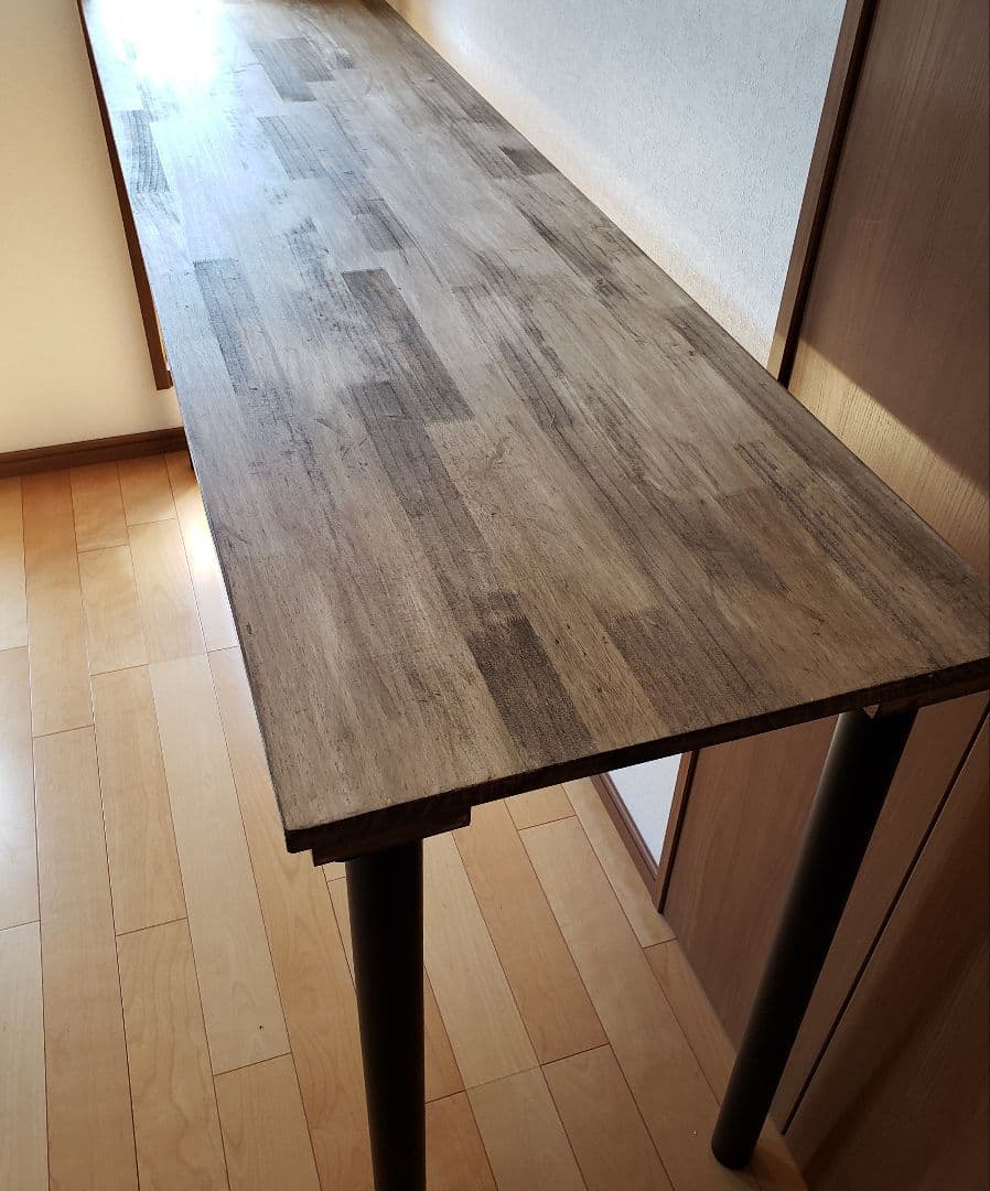 180カウンターテーブル　ウォールナットワックス仕上げ　アンティーク
