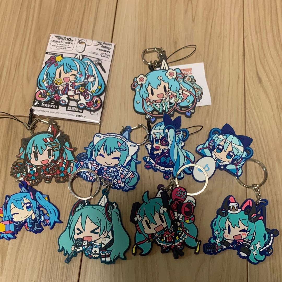 初音ミク マジカルミライ マジミラ つままれ ラバーストラップ