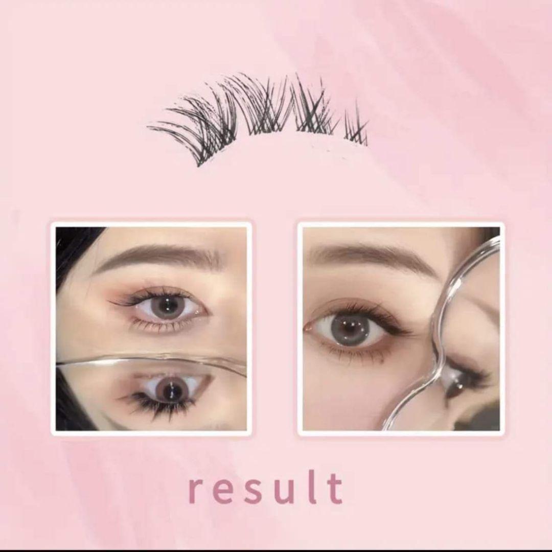 デカ目♡3D　ミンク　クロス　上まつげ　10組セット　新品未使用