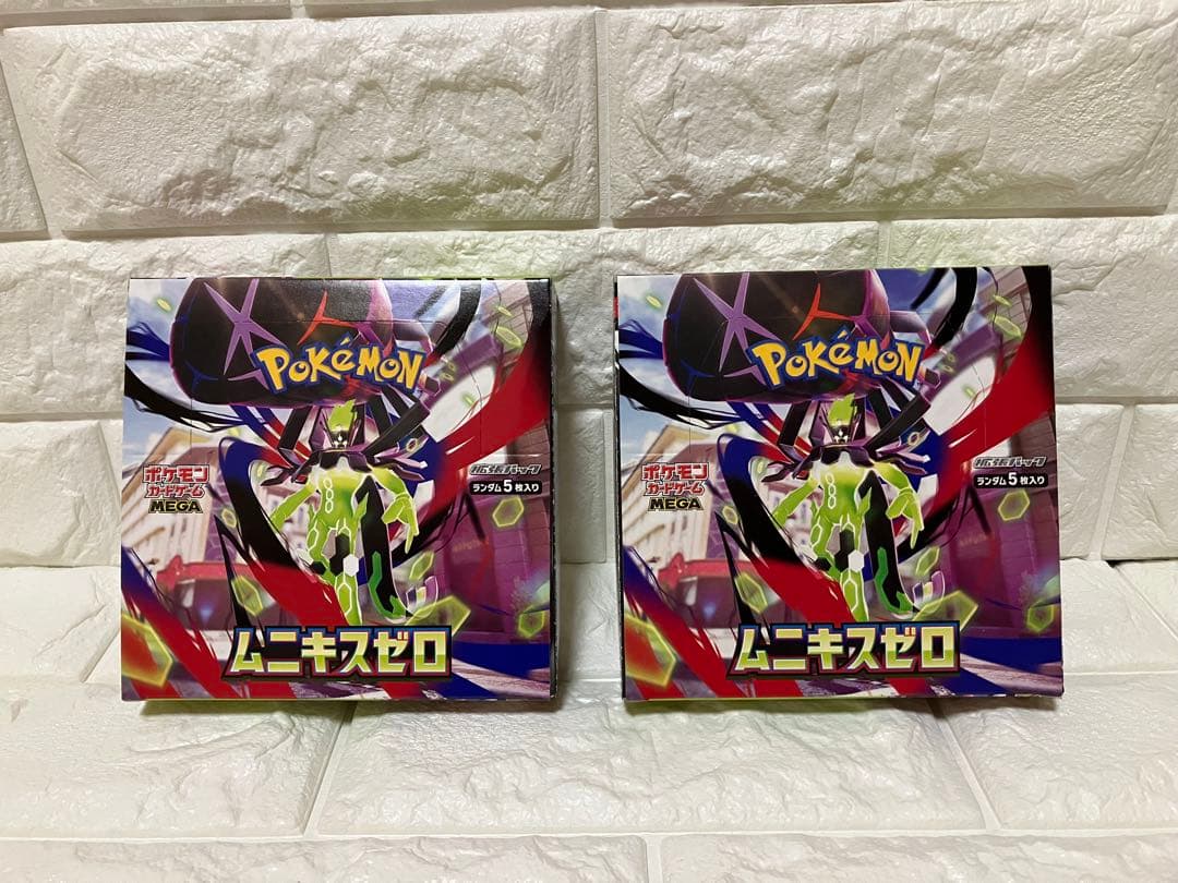 ポケモンカードゲーム ムニキスゼロ 2BOX シュリンク無し - メルカリ