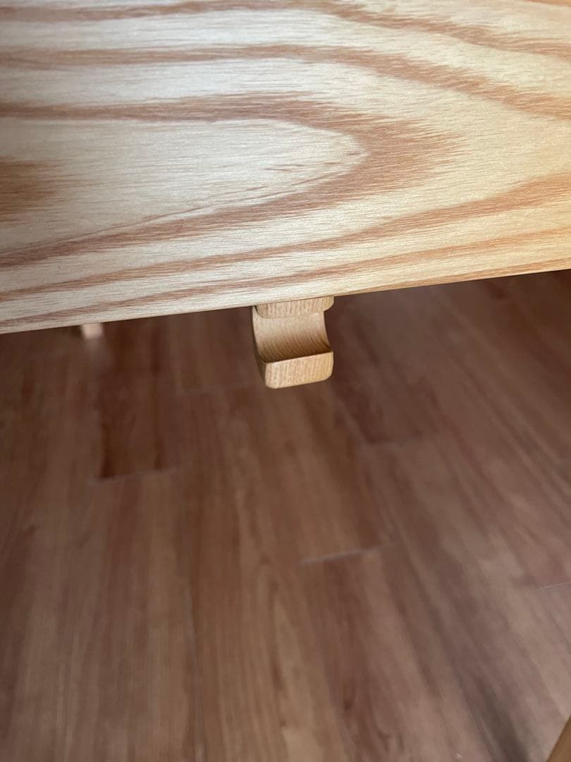 無印良品　MUJI 学習机　タモ材　木製デスク