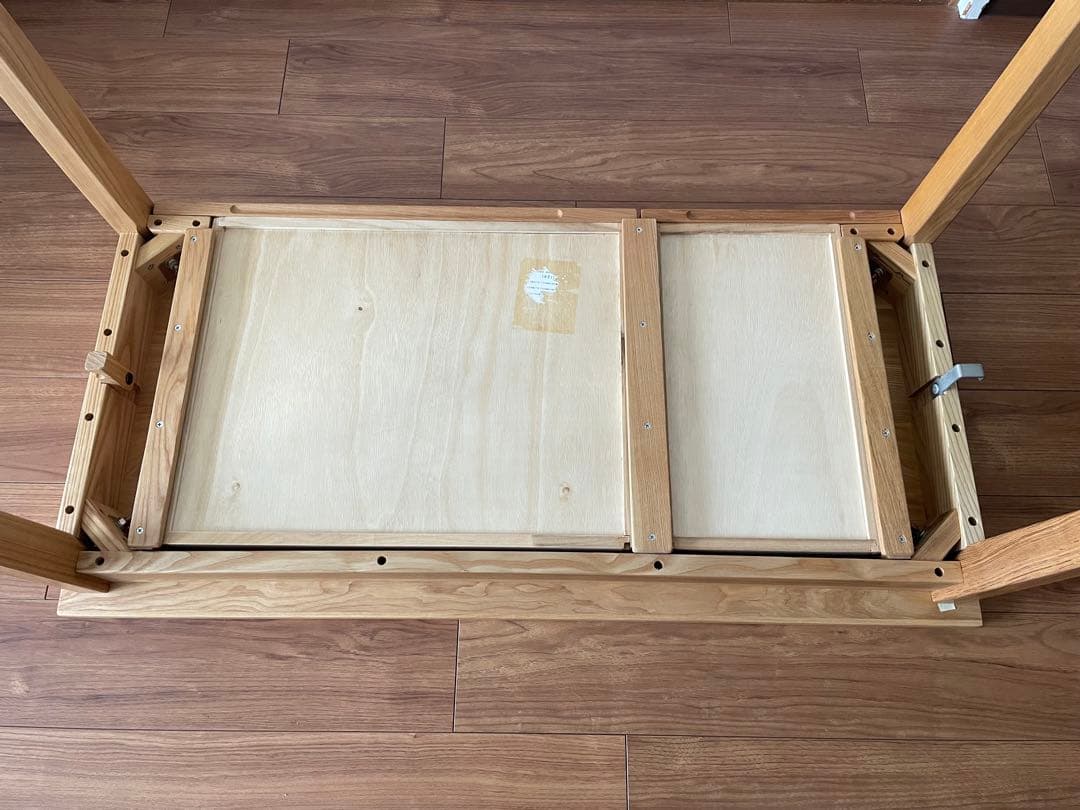 無印良品　MUJI 学習机　タモ材　木製デスク