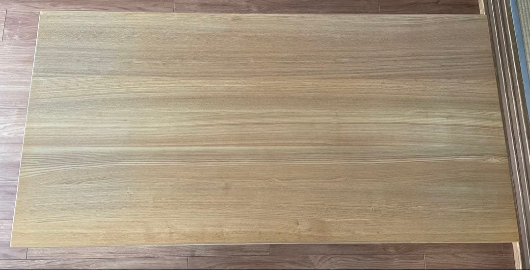 無印良品　MUJI 学習机　タモ材　木製デスク