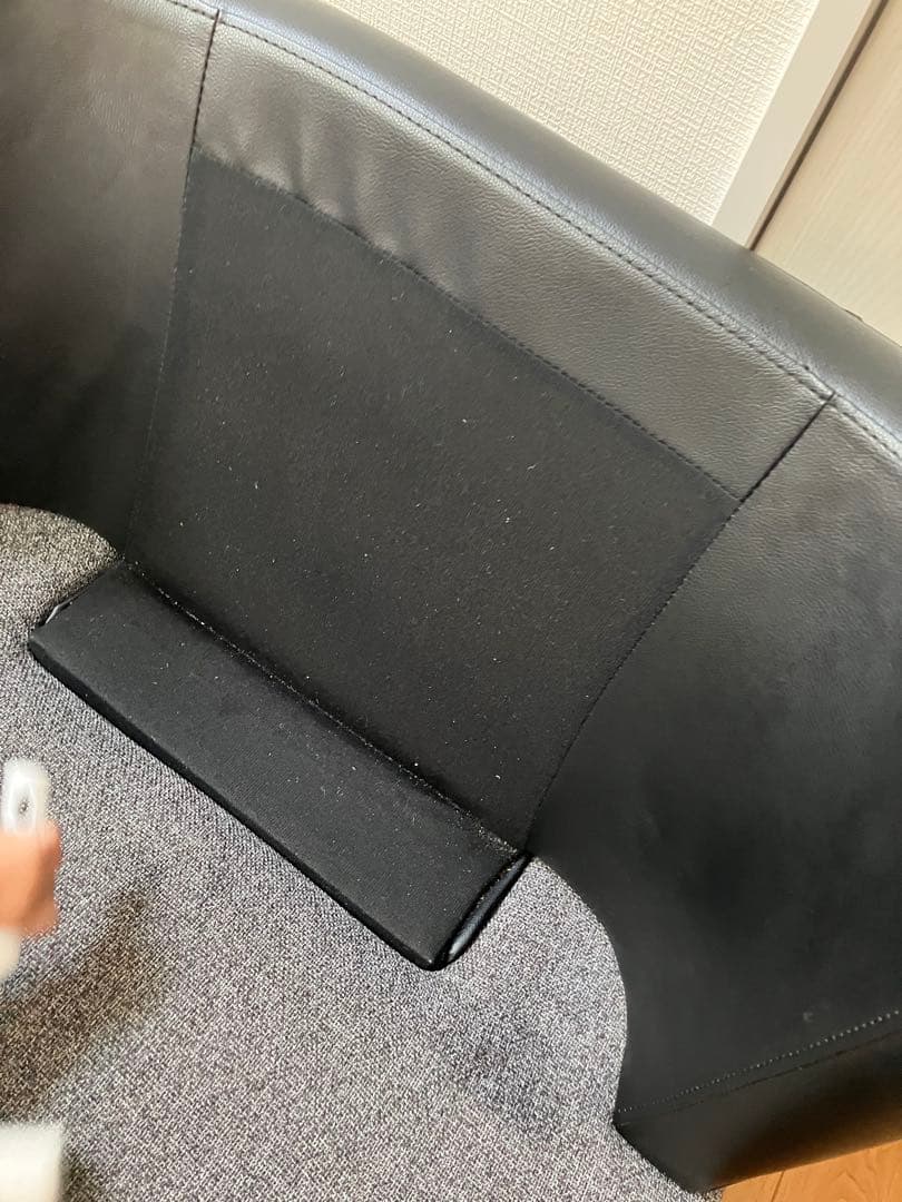 ソファー　カウチ　足伸ばせる　1人掛け　アルモニア風　グレー