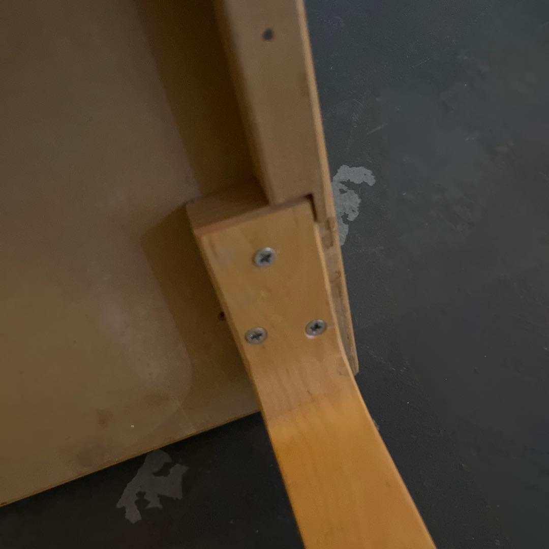 Artek table 正方形　Alvar Aalto グレーリノリウム