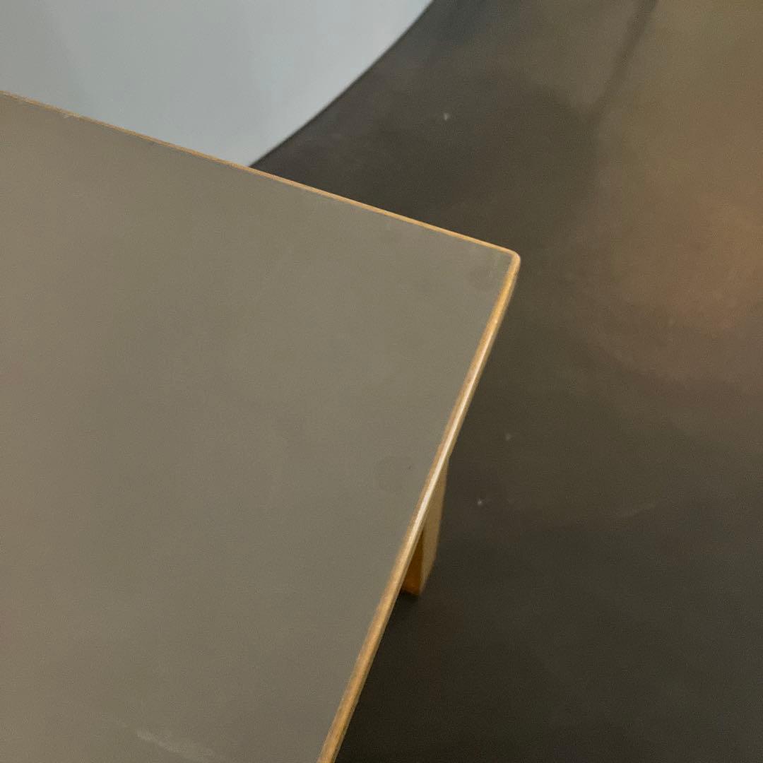 Artek table 正方形　Alvar Aalto グレーリノリウム