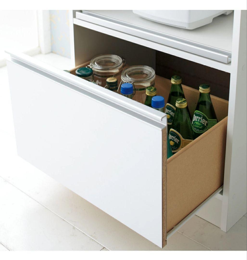 【さくちゃん☆様】【dinos】省スペース家電収納庫 キッチンラック