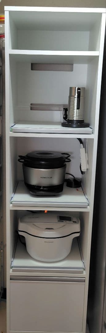 【さくちゃん☆様】【dinos】省スペース家電収納庫 キッチンラック