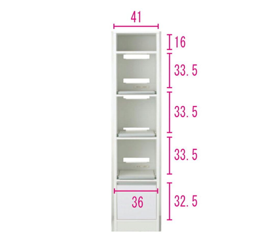 【さくちゃん☆様】【dinos】省スペース家電収納庫 キッチンラック