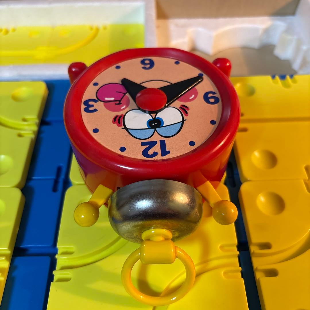 値下中 昭和レトロ 野村トーイ チクタクバンバン 赤い時計とパズルパーツ