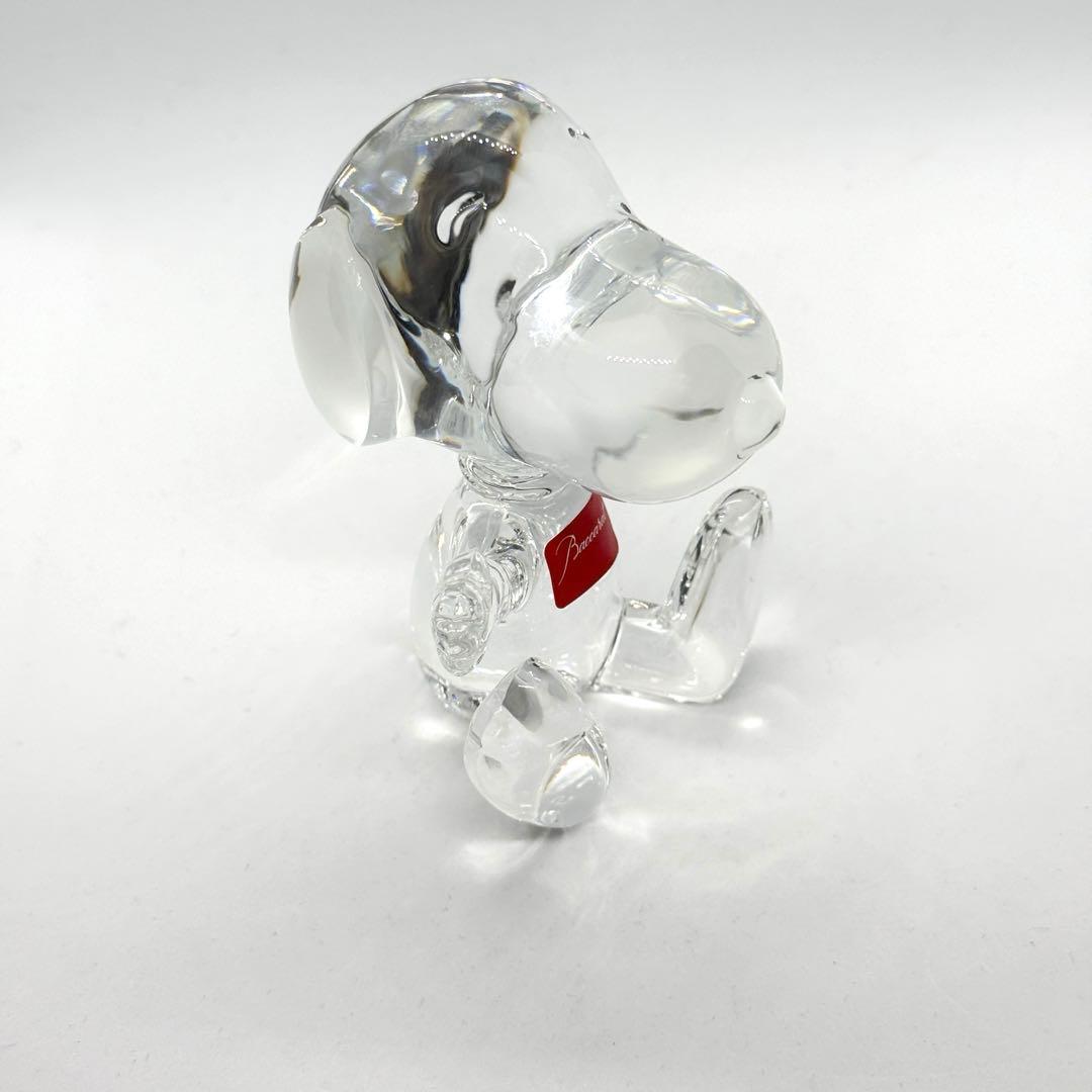 ほぼ未使用　バカラ　ウェルカム 座るスヌーピー オブジェ クリスタルガラス