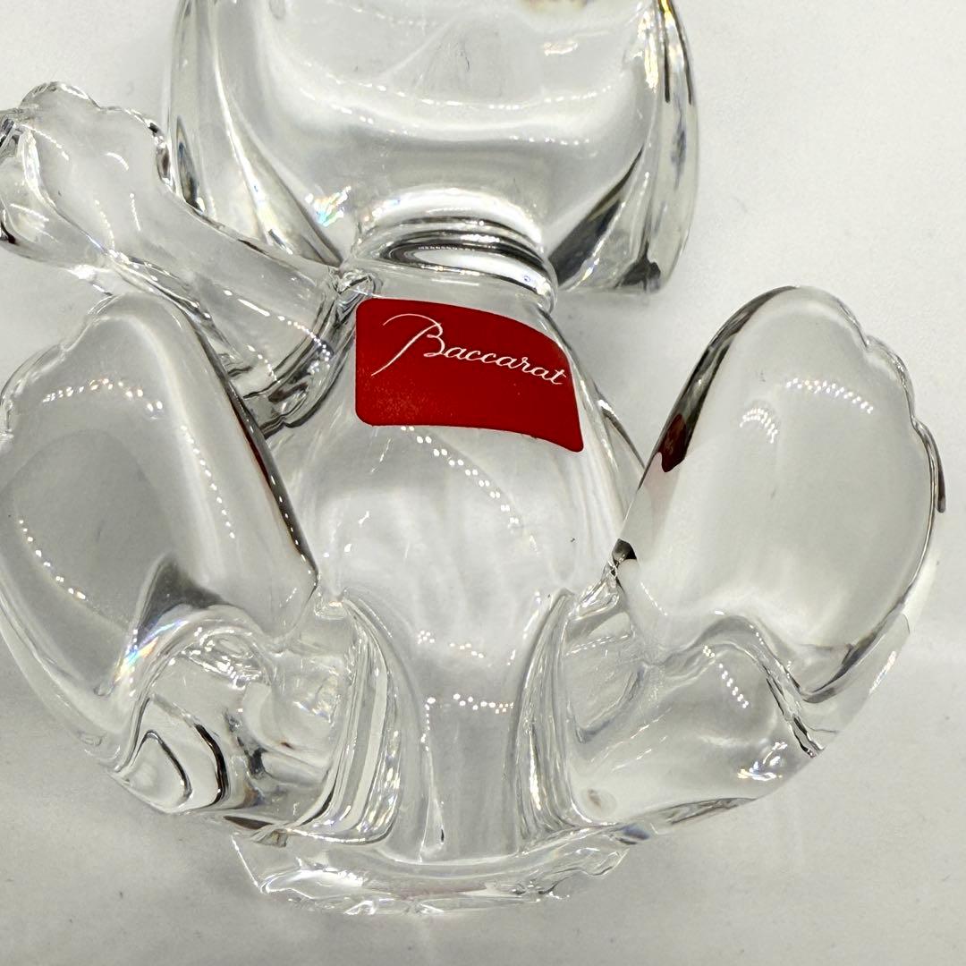 ほぼ未使用　バカラ　ウェルカム 座るスヌーピー オブジェ クリスタルガラス