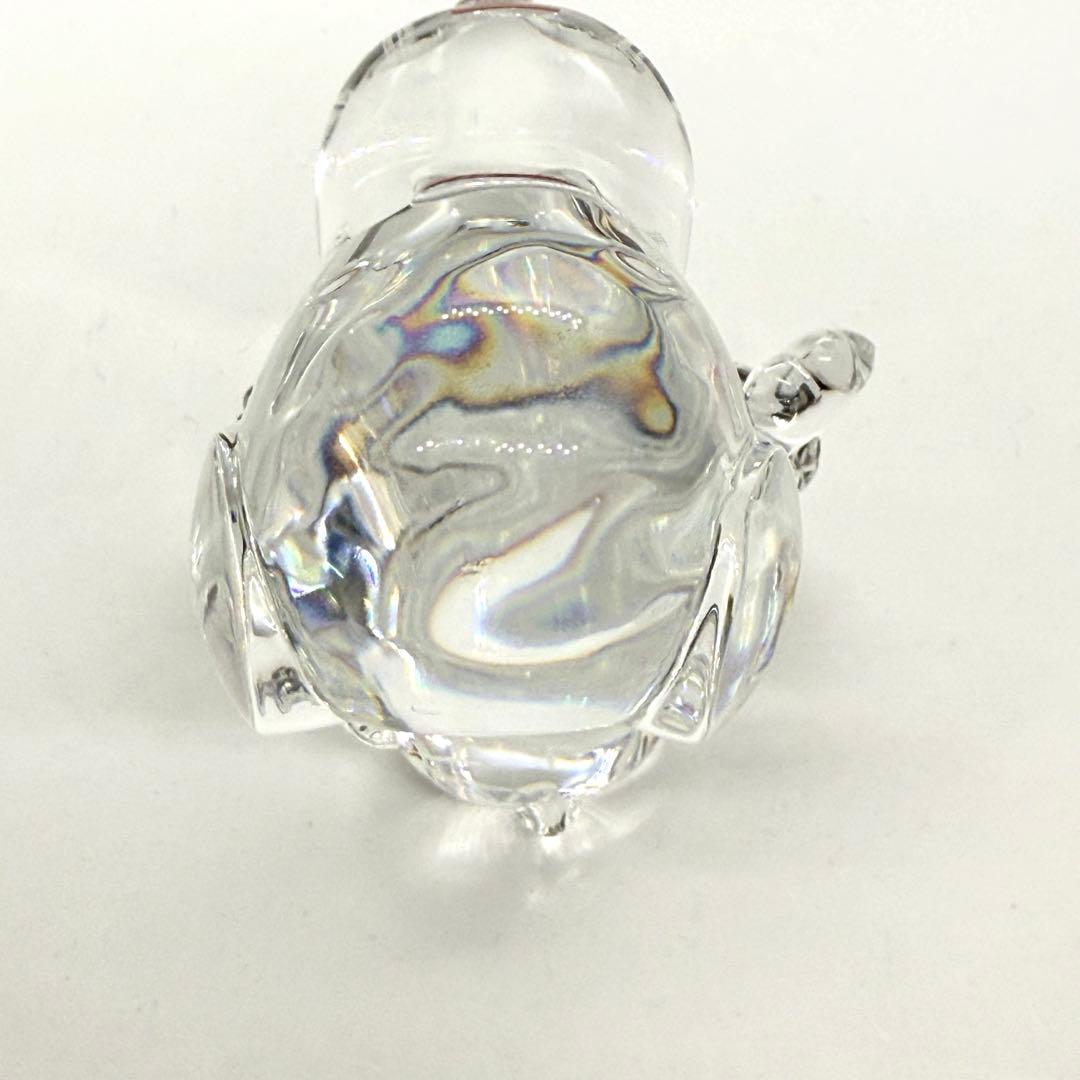 ほぼ未使用　バカラ　ウェルカム 座るスヌーピー オブジェ クリスタルガラス