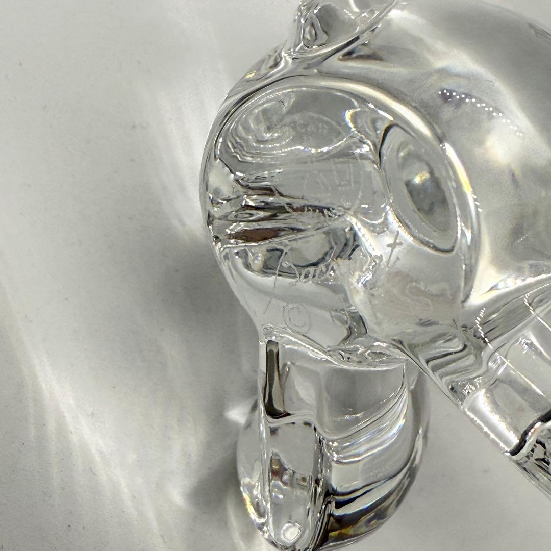 ほぼ未使用　バカラ　ウェルカム 座るスヌーピー オブジェ クリスタルガラス