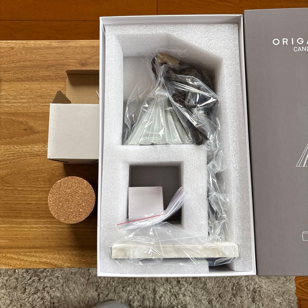 ORIGAMI LAMP キャンドルウォーマー キャンドル付き 新品未使用