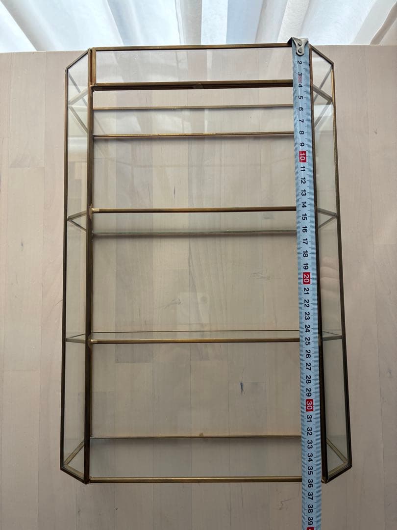 ガラス4段ラック ゴールド Salut! サリュ - メルカリ