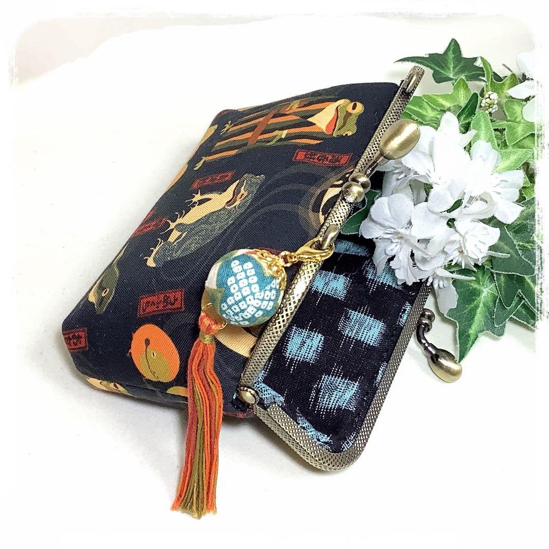 カエル妖怪　❁備後絣❁ ハンドメイド