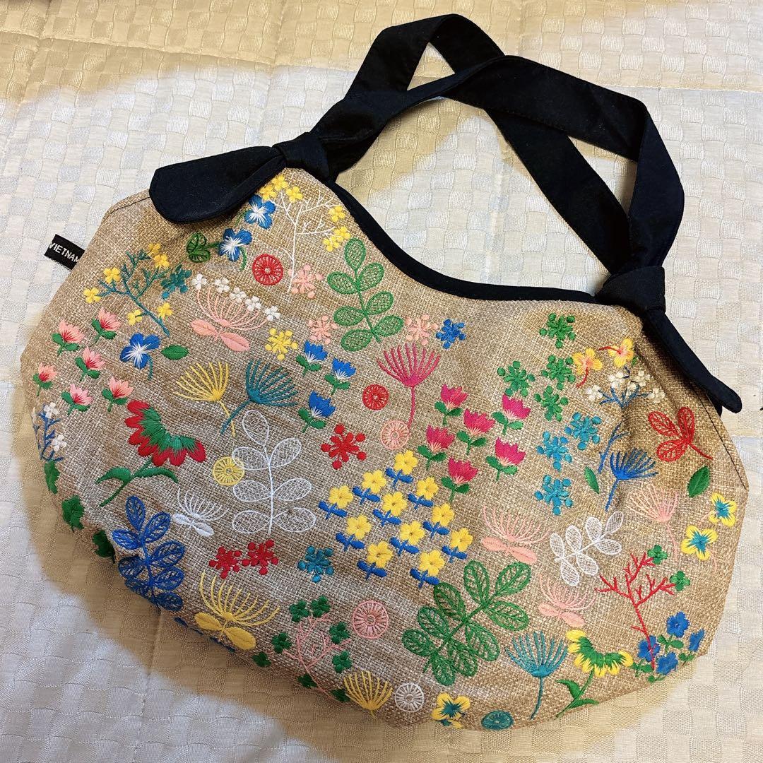 【新品】ベトナム　万博　刺繍　バッグ