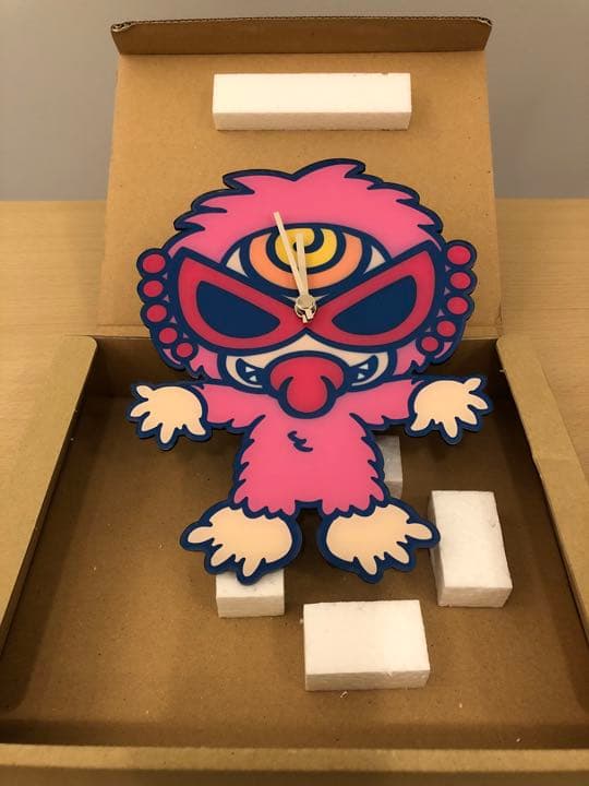 ヒスミニ HAIRY DOGGIE 壁掛け時計