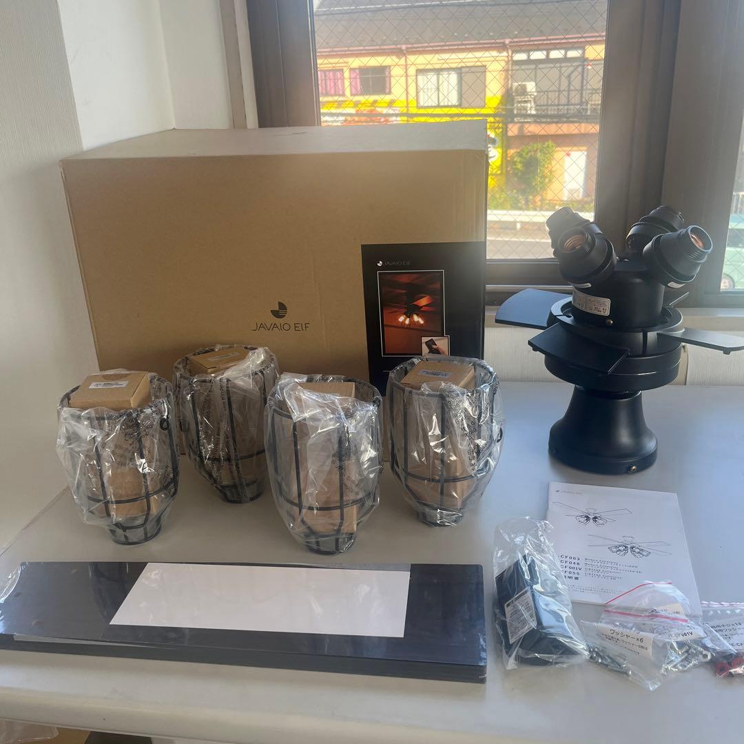 【開封済み未使用品】JAVALO ELF シーリングファン JE-CF001V