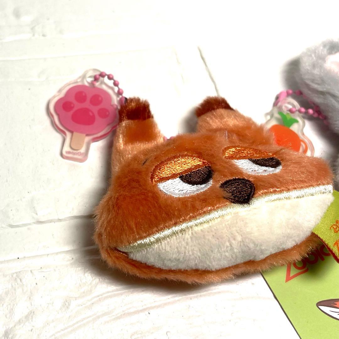 韓国 ズートピア キーホルダー ぬいぐるみ ニック ジュディ - メルカリ