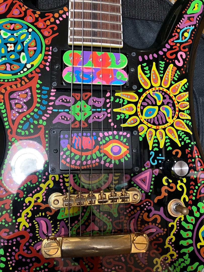 SELFISH 美品 MG-145Sサイケデリックペイント hideモデル