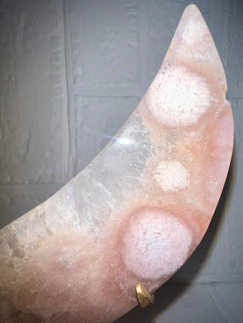 G⭐️月⭐️ピンク桜瑪瑙⭐️チェリーブロッサム⭐️フラワーアゲート⭐️桜瑪瑙⭐️花瑪瑙⭐️