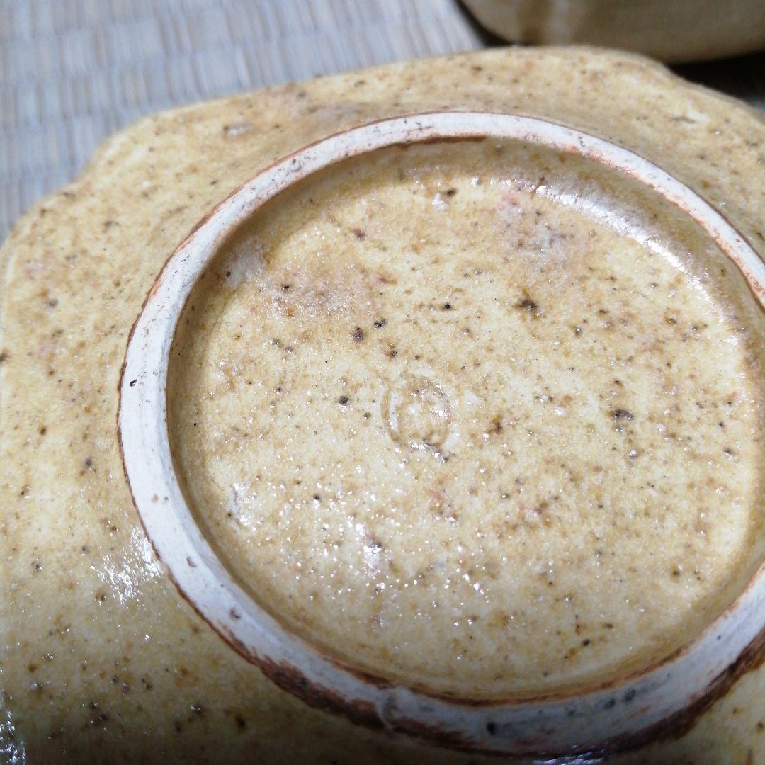 瀬戸焼　加藤丈助　黄瀬戸角向付　11客　大正〜昭和初期